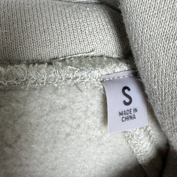 New Essentials Fear Of God Front Logo Pullover Hoodie Sage Size Small - Picture 8 of 10